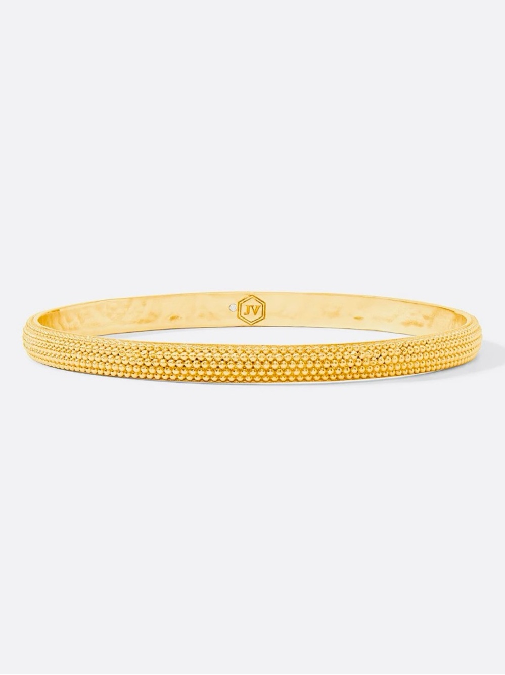 NEW! Julie Vos Beaded Gold Bangle NWT
